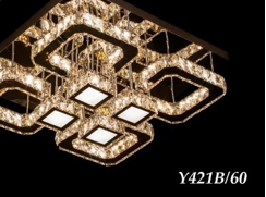 Đèn Mâm Pha Lê Vuông Y421B-6
