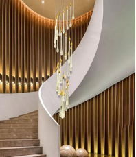 Đèn Thả Thông Tầng Luxury 28 bóng