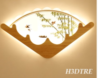 Đèn Tường 3D Thuyền – Cây Tre