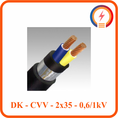  Dây Cadivi DK­­­-CVV - 2x35 - 0,6/1 KV 