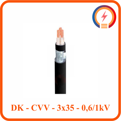  Dây Cadivi DK­­­-CVV - 3x35 - 0,6/1 KV 