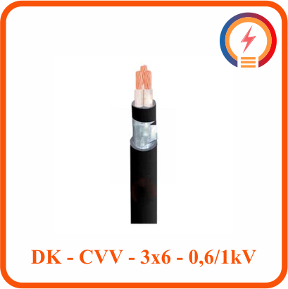  Dây Cadivi DK­­­-CVV - 3x6 - 0,6/1 KV 