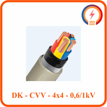  Dây Cadivi DK­­­-CVV - 4x4 - 0,6/1 KV 