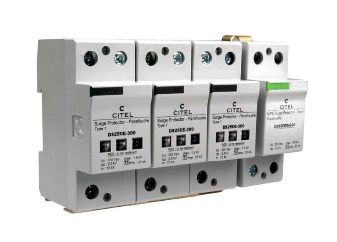 Bộ cắt sét 3 pha DS254E-300/G (4P, Type 1+2, 25kA+140kA)