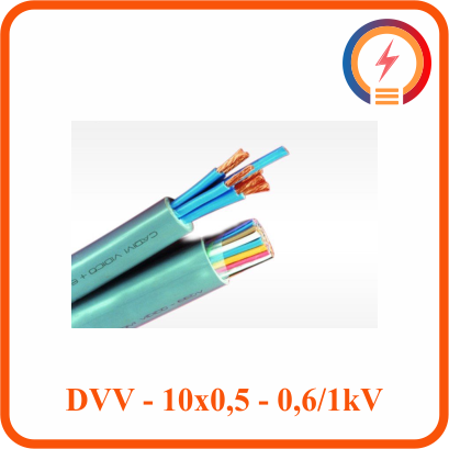  Dây Cadivi DVV - 10x0,5 - 0,6/1 kV 