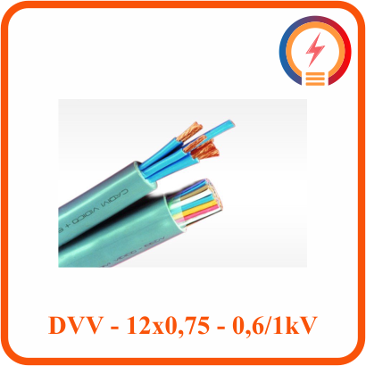  Dây Cadivi DVV - 12x0,75 - 0,6/1 kV 