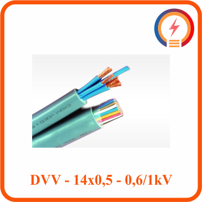  Dây Cadivi DVV - 14x0,5 - 0,6/1 kV 