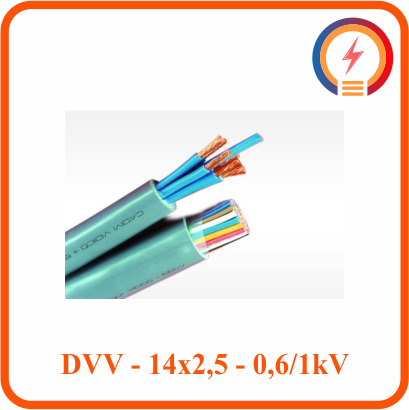  Dây Cadivi DVV - 14x2,5 - 0,6/1 kV 