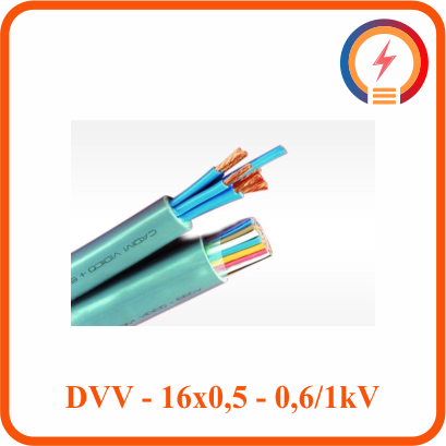  Dây Cadivi DVV - 16x0,5 - 0,6/1 kV 