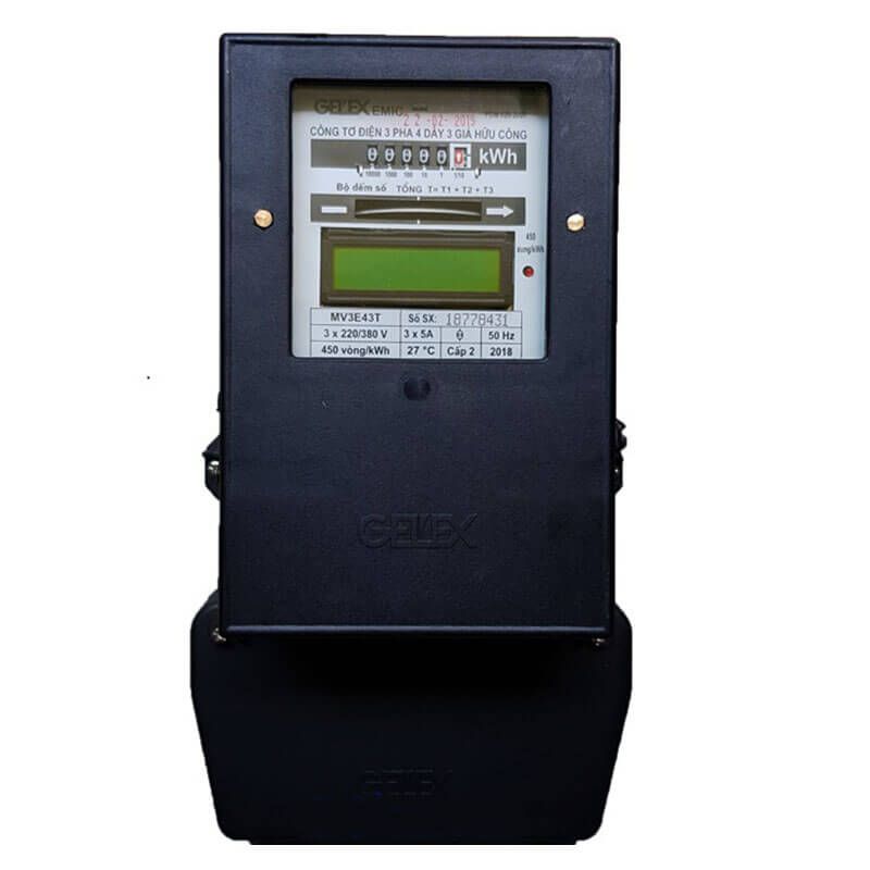 Công Tơ Điện Tử 3 Pha 30(60)A