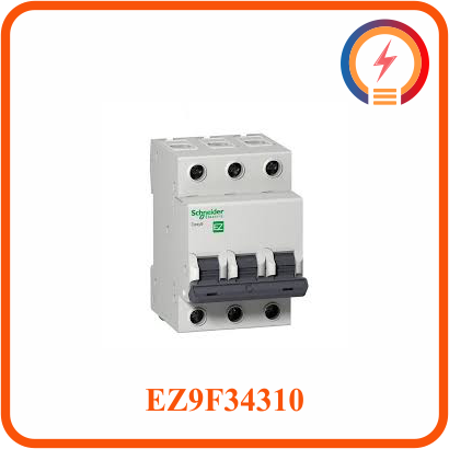  Cầu Dao MCB 3 Cực 10A 4.5kA 400V Easy9 EZ9F34310 Schneider 