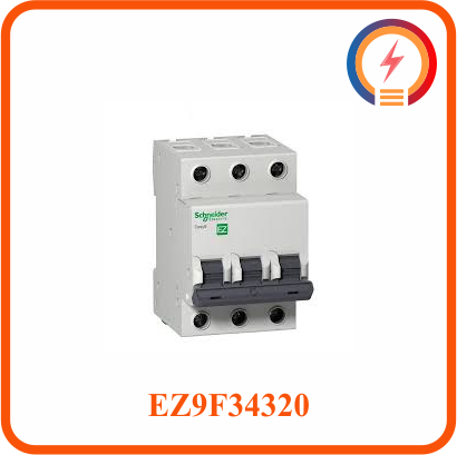  Cầu Dao MCB 3 Cực 20A 4.5kA 400V Easy9 EZ9F34320 Schneider 