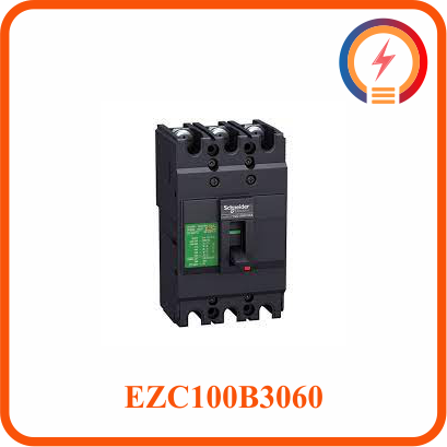  Cầu Dao Tự Động Dạng Khối MCCB 3P 60A 7.5kA 415V EZC100B3060 Schneider 