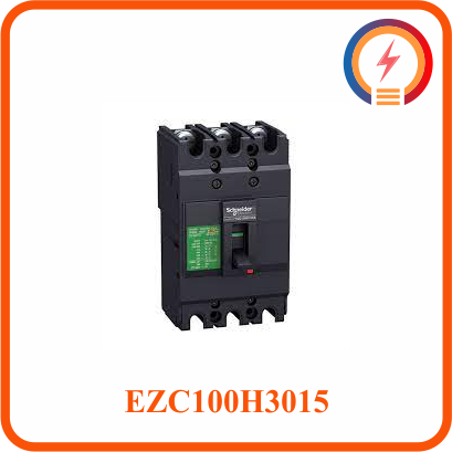  MCCB 3P 15A 30kA 415V EZC100H3015 Schneider 