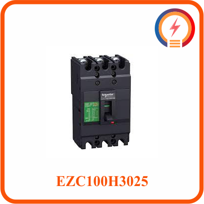  MCCB 3P 25A 30kA 415V EZC100H3025 Schneider 