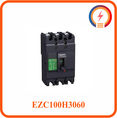  Cầu Dao Tự Động Dạng Khối MCCB 3P 60A 30kA 415V EZC100H3060 Schneider 