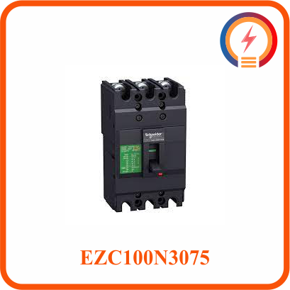  Cầu Dao Tự Động Dạng Khối MCCB 3P 75A 15kA 415V EZC100N3075 Schneider 