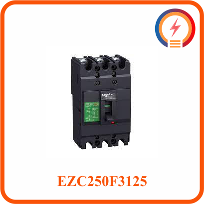  Cầu Dao Tự Động Dạng Khối MCCB 3P 125A 18kA 415V EZC250F3125 Schneider 