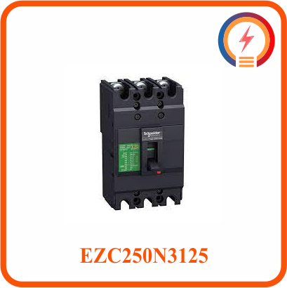  Cầu Dao Tự Động Dạng Khối MCCB 3P 125A 25kA 415V EZC250N3125 Schneider 