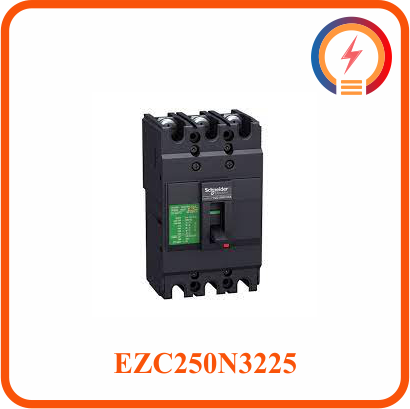  Cầu Dao Tự Động Dạng Khối MCCB 3P 225A 25kA 415V EZC250N3225 Schneider 