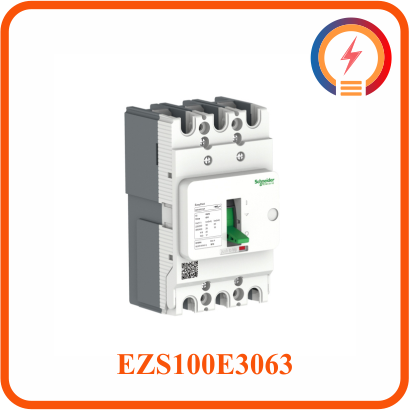  MCCB 3P 63A 32kA 380/415V EZS100E3063 Schneider 