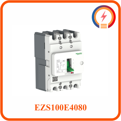  MCCB 4P 80A 25kA 380/415V EZS100E4080 Schneider 