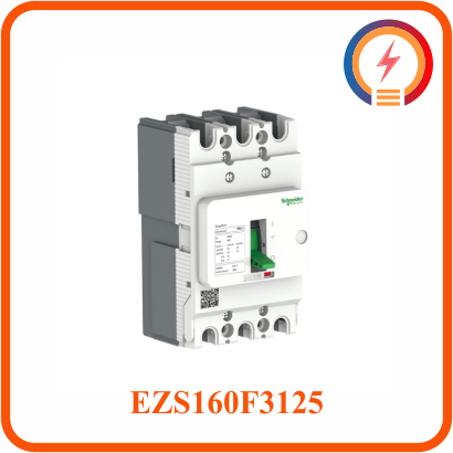  Cầu Dao Tự Động MCCB 3P 125A 36kA 380/415V EZS160F3125 Schneider 