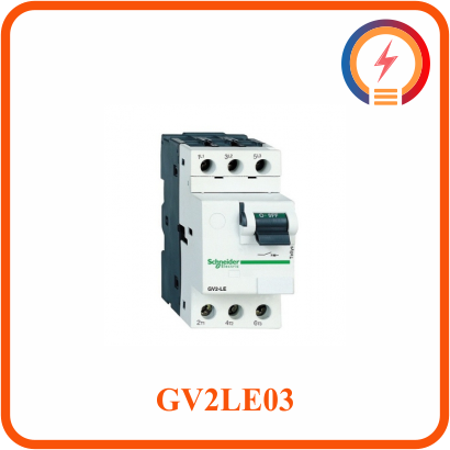  CB Bảo Vệ Động Cơ Từ Nhiệt GV2LE03 0.4A Schneider 