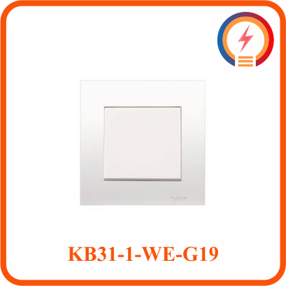  Bộ Công Tắc Đơn 1 Chiều 16AX KB31_1_WE_G19 / KB31_1_AS_G19 Vivace Schneider 