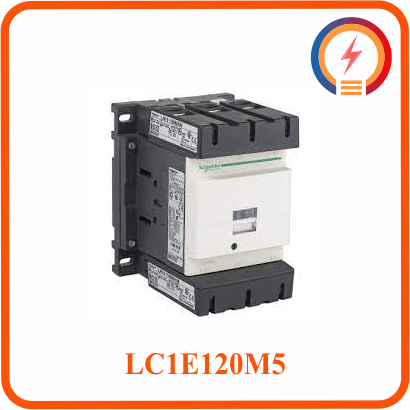 Contactor 3P 120A 380V LC1E120M5 Cuộn hút 220AC Schneider