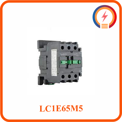  Contactor 3P 65A 380V LC1E65M5 Cuộn hút 220AC Schneider 