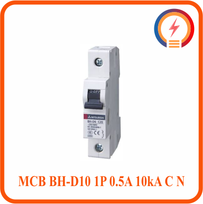  MCB BH-D10 1P 0.5A 10kA C N Mitsubishi 