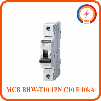  Cầu Dao Tự Động MCB BHW-T10 1PN C10 F 10kA Mitsubishi 