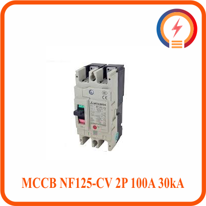  MCCB NF125-CV 2P 100A 30kA Mitsubishi 