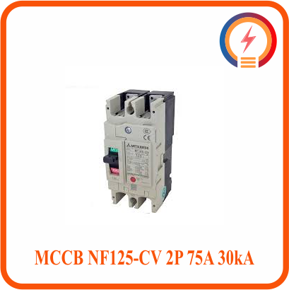  MCCB NF125-CV 2P 75A 30kA Mitsubishi 