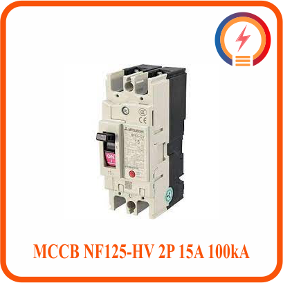  MCCB NF125-HV 2P 15A 100kA Mitsubishi 