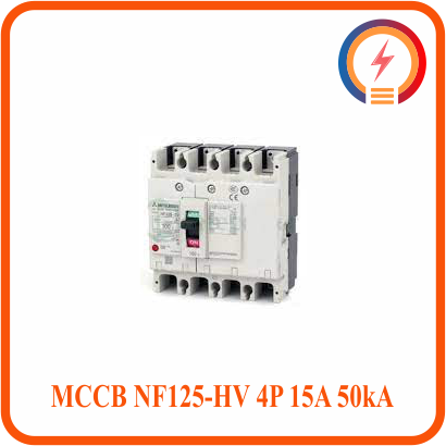  MCCB NF125-HV 4P 15A 50kA Mitsubishi 