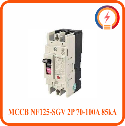  MCCB NF125-SGV 2P 70-100A 85kA Mitsubishi 