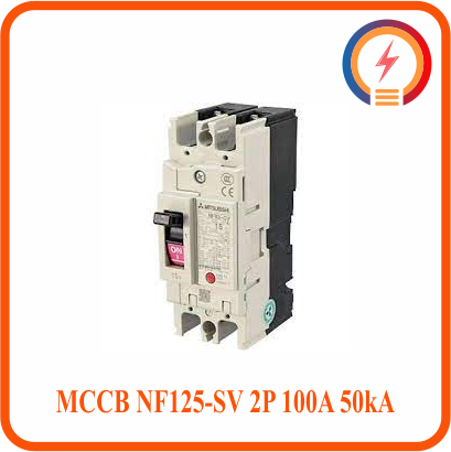  MCCB NF125-SV 2P 100A 50kA Mitsubishi 