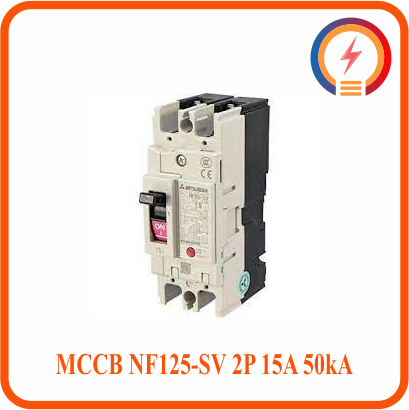  MCCB NF125-SV 2P 15A 50kA Mitsubishi 