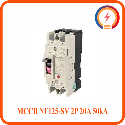  MCCB NF125-SV 2P 20A 50kA Mitsubishi 