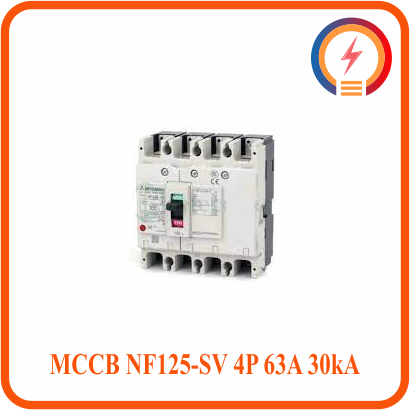  MCCB NF125-SV 4P 63A 30kA Mitsubishi 