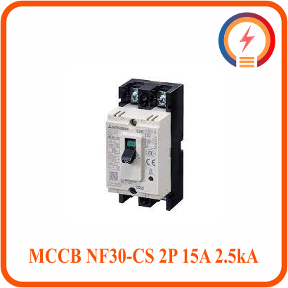  MCCB NF30-CS 2P 15A 2.5kA Mitsubishi 