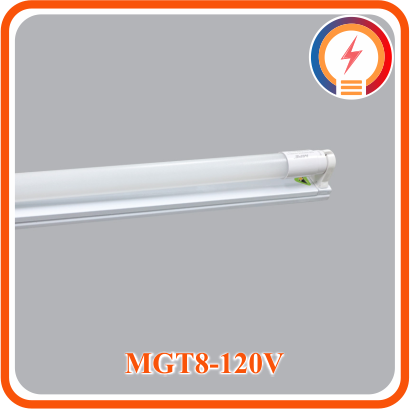  Bộ Máng Gồm Đèn Led Thuỷ Tinh Đơn Trắng, Vàng MPE 18W ( MGT8-120T/ MGT8-120V ) 