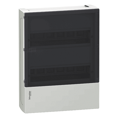 Tủ Điện Nhựa Nổi 36 Đường - MIP12312/ MIP12312T - Cửa Trắng/Mờ - Schneider