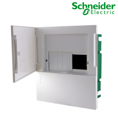 Tủ Điện Nhựa Âm Tường 8 Đường - MIP22108/ MIP22108T - Cửa Trắng/Mờ - Schneider
