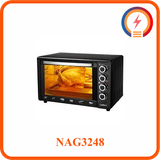  Lò Nướng Điện Vuông 48L, 2000W Nagakawa NAG3248 