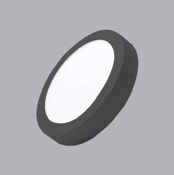 Đèn LED Panel ốp trần nổi tròn Viền Đen 6W Nanoco