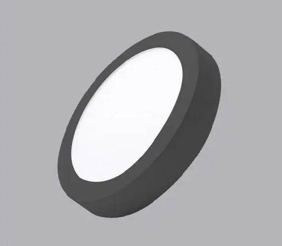 Đèn LED Panel ốp trần nổi tròn Viền Đen 18W Nanoco