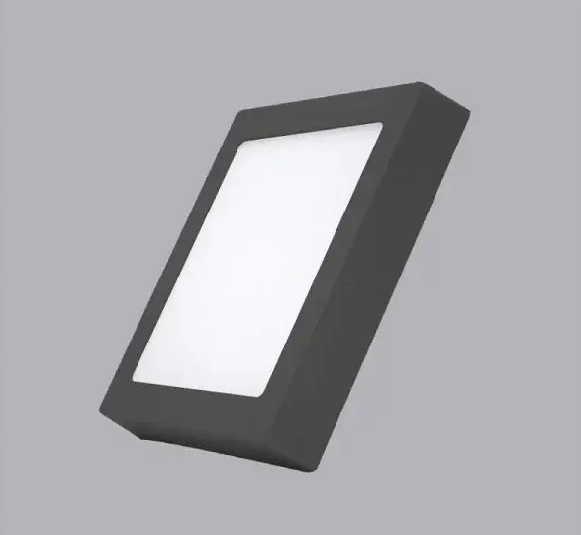 Đèn LED Panel ốp trần nổi Vuông Viền Đen 18W Nanoco